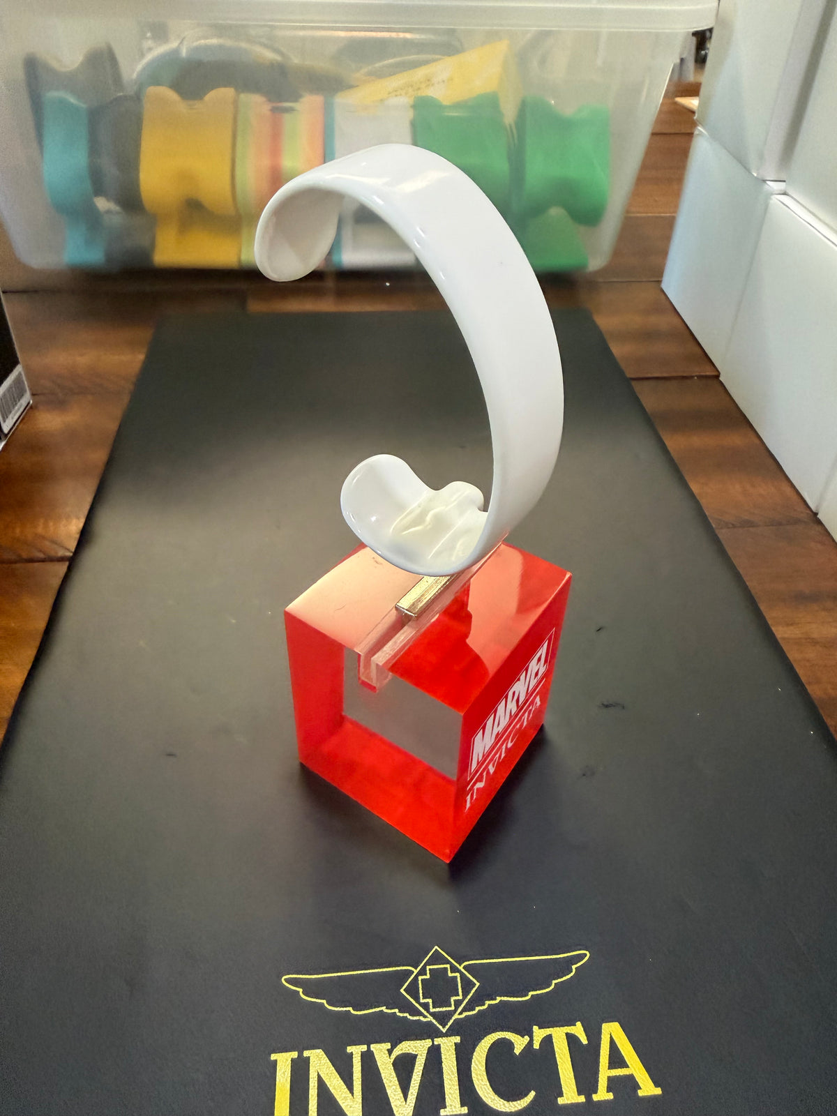 Marvel Invicta Cube Watch Stand