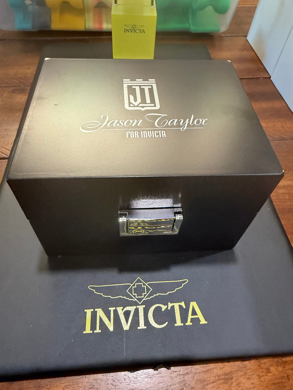 Jason Taylor Signed Watch Box