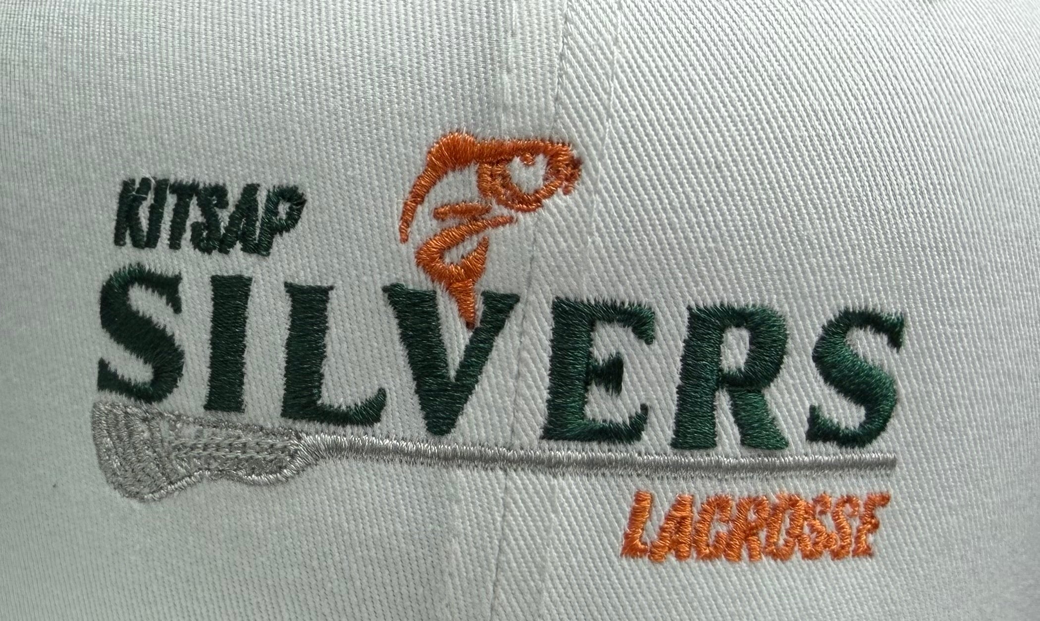 Kitsap Silvers Lacrosse Cap Custom