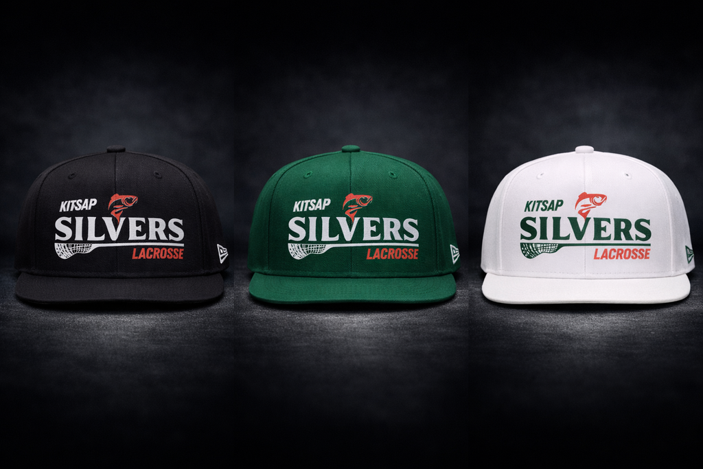 Kitsap Silvers Lacrosse Cap Custom